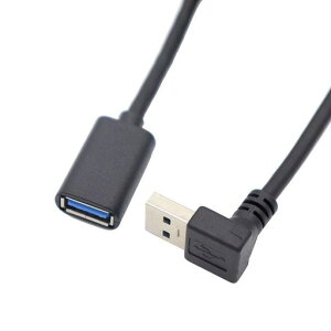 ViViSunUSB3.0L�^���E90°�����ϊ��P�[�u���^�C�vA�I�X-�^�C�vA���X������5Gbps�̃f�[�^�]���������[�hUSB3.0�����P�[�u��(��L(0.25M)Black)