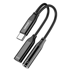 SUPERVca02|USB-C+3.5mm(Cz)ϊA_v^[|}[dPD60W24bit/48kHz|iPhone15/16ȍ~AndroidΉ|P[uҕz(11cmubN)