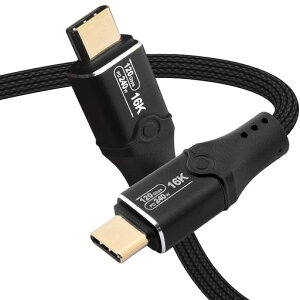 Leehitech2M120Gbps�f�[�^�]��Thunderbolt5�P�[�u��240W�}���[�d16K/60Hz�f���o��USB-CtoUSB-C�P�[�u��Thunderbolt4/3USB4���ʌ݊�iPhone