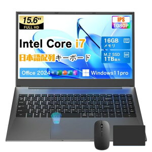 VETESA �m�[�g�p�\�R�� Office 2024���� Win11 Pro 15.6�C���` Core i7 �p�\�R�� 16GB ������ 512GB SSD 1.5kg ���^ �y�� FHD 1920x1080 ���{��L�[�{�[�h �m�[�gpc �e���L�[�t��