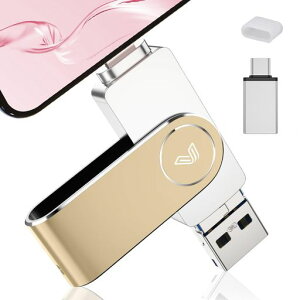 �y2026�V�o���p�A�v���s�v�z256GBPhoneusb�������[�t���b�V���h���C�u4in1�����ʐ^�ۑ�iOS/Type-C/USB/MicroUSB�t���b�V��������