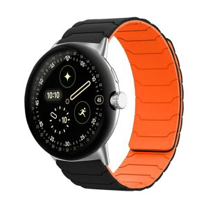 [Hinnwer] �V���R�� �o���h Google Pixel Watch 4 45mm / Google Pixel Watch 3 45mm �Ή� �X�}�[�g�E�H�b�` �o���h ���C�V���R�� ���v�x���g �}�O�l�b�g �X�|�[�c �����X�g���b�v �_�炩��