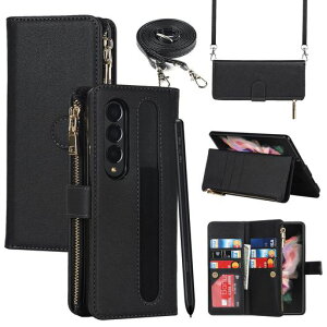 Eastwave�T���X���M�����N�V�[Z�t�H�[���h4�P�[�XforSamsungGalaxyZFold4��|���P�[�X�蒠�^ZFold4���z�^IC�J�[�h�R�C���|�P�b�g�X�g���b�v�t���J�[�h���[���K����