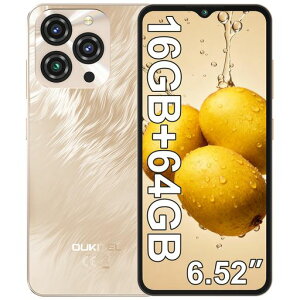 OUKITELC3SIM�t���[�X�}�[�g�t�H���{��16GBRAM+64GBROM1TB�g���\6.52�C���`HD����5000mAh��e�ʃo�b�e���[13MPAI�J����4G�f���A��SIM�X�}�z��F��Android14
