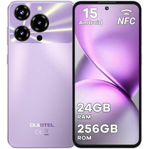 OUKITELC69Sim�t���[�X�}�z�{��6000mAh��e�ʃo�b�e���[24GBRAM+256GBROM1TB�g���\Android15�X�}�z�{��7.2�C���`����120Hz�̃��t���b�V�����[�g64MP+8MP�J����