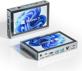 HEIGAOLAPC GOLE2 Pro 5.5型 画面付きミニPC N5095 16GB 256GB Windows 11 Pro タッチ対応