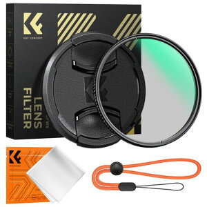 K&F CONCEPT 82mm CPL�t�B���^�[ �����Y�L���b�v �N���[�j���O�N���X �Ό��t�B���^�[