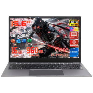 �m�[�g�p�\�R�� Core I7��11���� �yWin 11 Pro�EMS Office 2019���ځz15.6�C���` �����\ ����Core i7-1165G7 FHD IPS DDR4 16GB/NvMe ����SSD 960GB