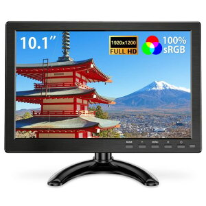 Eyoyo 10�C���`���^���j�^�[ 1920x1200P�𑜓x HDMI VGA ���� �X�s�[�J�[���� �h�ƃJ���� PC �T�u �R�K�^���j�^�[