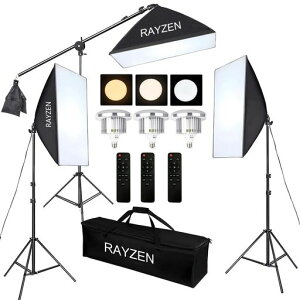 RAYZEN �O�FLED �\�t�g�{�b�N�X3�� �Ɩ��L�b�g �Ɩ� �B�e�X�^�W�I�Ɩ�2m�O�r�X�^���h �݂艺���A�[���t �B�e�p�Ɩ��Z�b�g