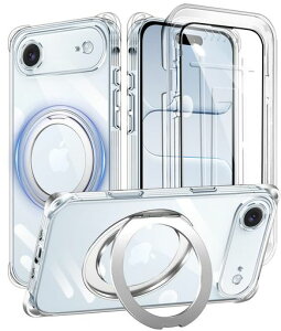 CexitesuoForiPhoneAir�P�[�X�N���A�����O�t���É�360°��]�X�^���h�c�����Ή��ϏՌ��K���X�t�B�����t���A�C�t�H��Air�J�o�[�y�ʔ��^�l�Ciphoneair�X�}�z�P�[�X����TPU