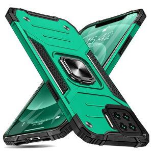 OPPOA732020ケースOPPOF174Gケースリング付き米国軍事MIL標準取得耐衝撃落下防止スタンド機能PC+TPU二重構造防塵薄型軽量一体型360度回転変形防止全面保護カバーOPPOF17/A73