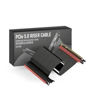 LINKUP - AVA5 PCIE 5.0 ���C�U�[�P�[�u�� | RTX5090 RX9070 GPU�ɑΉ� | x16 128GB/s���x | PCIe 4.0�ƌ݊������� | ITX�p�ɐ݌v���� | �V���O�����o�[�X�X�g���[�g �u���b�N