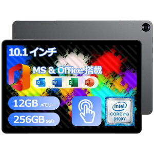 2in1�^�u���b�gPC10.1�^Corem3-8100Y12GB�������[256GBSSDOffice2024����Win�^�u���b�g1280x800�EIPS�E�^�b�`�p�l��2.4G/5GWi-FiWeb�J��������