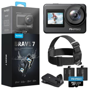 �A�N�V�����J����-AKASOBrave7-4K�E�F�A���u���J����IPX8�{�@�h��10M�����J����6����Ԃ�␳�X�|�[�c�J����WiFi�A�N�V�����J���N�C�b�N�L���v�`���[��������@�\�O���}�C�N�Ή�1350mAh�o�b�e�c