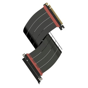 LINKUP - AVA5 PCIE 5.0 ���C�U�[�P�[�u�� [40cm(�S�� 44cm)] RTX5090 RX9070 GPU�ɑΉ� | x16 128GB/s���x | PCIe 4.0 & WRX80/WRX90E�ƌ݊������� | �X�g���[�g