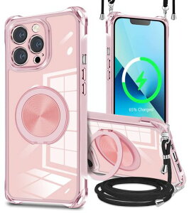 GULEIYAA iPhone 13 Pro �p �P�[�X �c�����Ή� 360° ��]�X�^���h �����O �}�O�l�b�g���� MagSafe �Ή� ���C�����X�[�d�Ή� �� phone 13pro �P�[�X ���|�� �΂߂��� ��|�� �ϏՌ� �ԍڃz���_�[ �Ή�