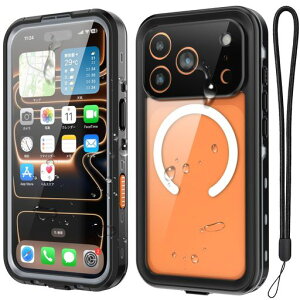 �yIP68�h���F��|�ČRMIL�K�i�zTmacjumpiPhone17Pro�P�[�X�h���P�[�X|MagSafe�Ή�|�����B�e��|�ϏՌ��h�o�E�h�ᗼ�ʕی�X�g���b�v�t���A�E�g�h�A�Ή������C�E�C�E�ނ�E�o�R�Ή�
