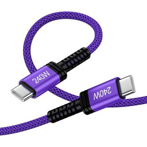 Viviber 240W USB C �P�[�u�� PD3.1 ���}���[�d�Ή� �^�C�vC �[�d�P�[�u�� iPhone17 �p�\�R���p 1.8M type c to c �����f�[�^�]�� ���񂵂₷�� �^�C�vC �R�[�h �_�炩�� iPhone 16 / 15