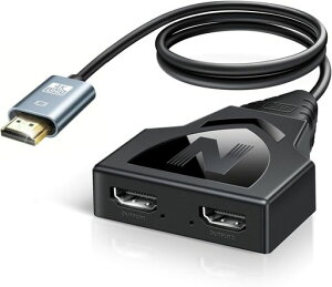 NEWCAREHDMI�P�[�u�����z��HDMI�X�v���b�^�[4K1����2�o�͓����o��HD�ALED�ALCD�p1��2SplitterUSBType-C���d3D/HDCP1.4�Ή�Xbox/HDTV/DVD�v���[���[/�p�\�R���ɓK�p