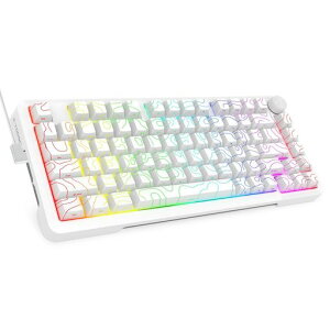 e���fZ82�Q�[�~���O�L�[�{�[�h�v�������⎲75%�p��z��81�L�[�L�����J�j�J���L�[�{�[�h�z�b�g�X���b�v3/5�s���Ή��É��K�X�P�b�g4�w�z���t�H�[�����ʒ����m�u�S�L�[�h�Փ�RGB�o�b�N���C�c