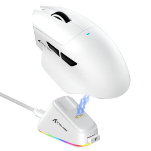MAMBASNAKE x ATTACK SHARK V6 �Q�[�~���O�}�E�X ���C�����X �O���[�h�ڑ�(�L��/2.4GHz/Bluetooth) ���y��65g�v���X�}�C�i�X3g ���w�Z���T�[PAW3311 DPI�ő�25000 �����\ ��e�ʓd�r