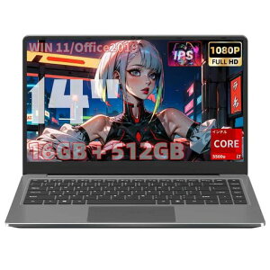 �m�[�g�p�\�R��14�^�C���e��Corei7-5500Uoffice2019����Win11�ő�3.0GHz/FHD1080P�t��100����f