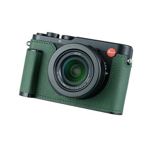 SIUTATDSH �J�����n�[�t�P�[�X Leica D-LUX 8�p�A�r���e�[�W���^���{�v�C���X�^���g�J�����ی�P�[�X �X�^�C���b�V�� �|�[�^�u�� �ϏՌ� (�O���[��D)