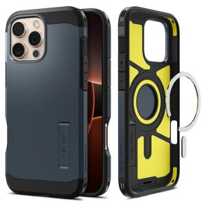 Spigen iPhone 16 Pro Max �P�[�X MagSafe�Ή� �}�O�l�b�g���� �X�^���h �}�b�g �ϏՌ� �ČRMIL�K�i �^�t�E�A�[�}�[(AI)�E�}�O�t�B�b�g ACS08014 (���^���E�X���[�g)