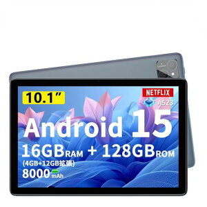 �^�u���b�g-PRITOM10�C���`Android15Wi-Fi6���f��16GB+128GB+1TB�g��1280*800���WidevineL1Bluetooth5.28000mAh�o�b�e���[�A���h���C�h�^�u���b�gType-C