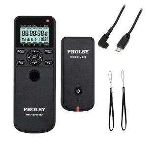 PHOLSY ���C�����X�����[�Y �^�C�}�[�����[�g�R���g���[���[ HDR �C���^�[�o�� �o���u �^�C�}�[ Sony �p a1 a9 a7M4 a7M3 a7RM5 a7RM3 a7RM4 a3500 a6600 a6500 a6400 RX100M6