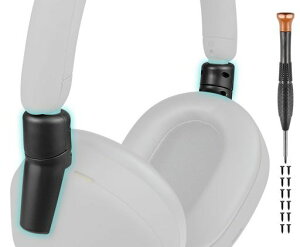 SOULWIT �w�b�h�Z�b�g ���� �X���C�_�[ for Sony WH-1000XM5 �p �w�b�h�o���h ���� �q���W - �u���b�N