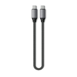 SATECHIUSB-CtoUSB-C�P�[�u��25cm?USB4�P�[�u��100W�}���[�d�ő�8K@60Hz�f���o�́A40Gbps�����f�[�^�]��?MacBookAir&ProM5/M4�AiPhone17�`15