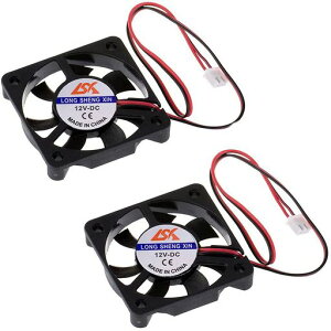PENGLIN 2PCS 5010 �T�C�����g �u���V���X��p�t�@�� 2 �s�� �u���V���X 5CM �t�@�� 50mm X 50mm X 10mm �N�[�� 3D �v�����^�[���i PC �P�[�X CPU �N�[���[ �I�C�� �x�A�����O (5010 12V-DC)