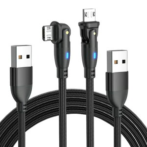 MicroUSB�P�[�u��L���^�y2�{�g�z180�x��]�}���[�d�����f�[�^�]���}�C�N��USB�P�[�u������TPE��Micro�[�d�R�[�hAndroid�X�}�z�[�d�P�[�u��Type-BPS4�R���g���[���[�C���z��USB�R�[�h