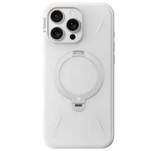 �y�V�^�[���}�C�� �E�����ȃf�U�C���zTORRAS iPhone 16 Pro Max �p �P�[�X�[���}�C���X�^���h �}�O�l�b�g���� �c�����Ή������O �ČR�ϏՌ� 6.9�C���`�uOstand Spin Fusion�v���[�O���g�E�z���C�g