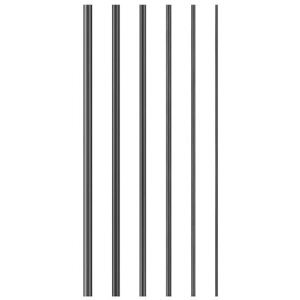 Milisten6pcs釣り竿修理ツールポールカーボンロービング竿修理カーボンロッド炭素繊維釣竿修理炭素繊維修理用品釣り竿修理アクセサリー長さ100mm(1mm+1.5mm+2mm+2.5mm+3mm+3.5mm)