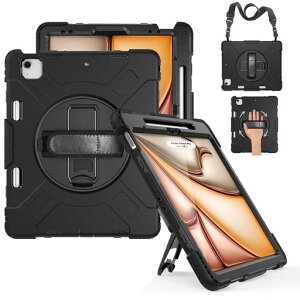 Aokil For iPad Air 13�C���` (M4/M3/M2�A2026/2025/2024) ��]�P�[�X iPad Pro 12.9 (2022/2021/2020)�p �V�����_�[�P�[�X �����y���z���_�[ Pencil���[ 360�x��]�X�^���h