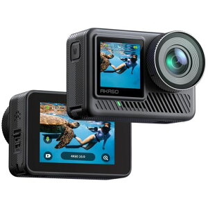 AKASO Brave8 lite �A�N�V�����J���� 4K60fps 20MP �{�@�h��10m �����J���� �X�[�p�[�X���[�X��u���␳ 8�{�X���[���[�V���� 4KHDR 1550mAh�o�b�e���[x2 ��������@�\ �O���}�C�N�Ή� �A�N�V�����J��