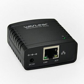 WavlinkワットUSB2.0ネットワークLPRプリントサーバーのプリンタ共有ハブパームサイズ