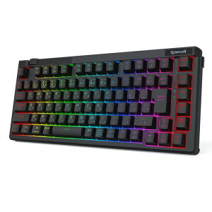 Redragon K757 ���C�����X �Q�[�~���O�L�[�{�[�h JIS���{��z�� �Ԏ� 75% �e���L�[���X �m�u���� �z�b�g�X���b�v �K�X�P�b�g�\��