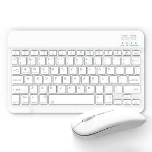 ���C�����X�L�[�{�[�h&�}�E�X�Z�b�gBluetooth5.2���^�É��y�ʏ[�d���L�[�{�[�h+�d�r���}�E�Xipadmini/iPadAir/iPhone/Android/Windows/Mac�Ή����{��戵�������t���ȃX�y�[�X�����^�ѕ֗�