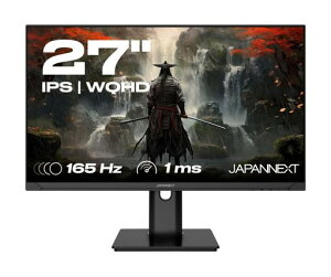 JAPANNEXT�Q�[�~���O���j�^�[27�C���`165Hz�Ή�IPS�X�s�[�J�[����WQHD�W���p���l�N�X�gJN-27IPS165WQHDR-HSP�t���f�B�X�v���C�t���b�J�[�t���[�u���[���C�g�y��HDMIDisplayPort