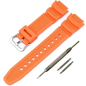 JVIpG-SHOCKAQ-S810W/S800WSGW-300H/400HW-216H/W-735HpohohxgVRXgbvpxgX|[cϏՌh(Orange/SilverBuckle)