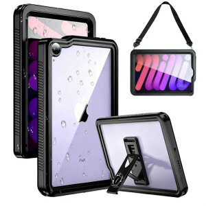 �yIP68�h���K�i�E�����Čy���zDooiPadmini7�h���P�[�X(A17Pro�A2024)iPadmini��7/6����N���A�����J�o�[(8.3�C���`�Ή�)�ϏՌ��X�^���h���ߎ�TouchID�F�ؑΉ��V�����_�[�X�g���b�v