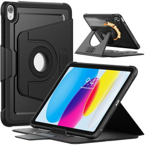 SEYMACstockiPadA16第11世代/第10世代専用ケース着脱式スタンドオートスリープ横置き縦置き2段階角度マグネット式スタンドペン収納背面ロゴクリア