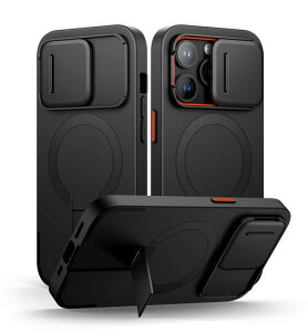 SURITCH���C�P�[�XiPhone14pro�ƌ݊����ƃJ�����ی�J�o�[�ƒ����\�ȃX�^���h���h�~�ϏՌ��ی�J�o�[iPhone14pro�p(�u���b�N)