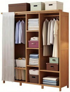 TUIYIDUO���[�h���[�u�n���K�[���b�N�N���[�[�b�g�J�o�[�t����e�ʕ�150x���s��43x����161.8CM�J�[�e�����m���I�p���c���b�N�����I���������\���@�\�ߗގ��[���h���E�h�o�ȃX�y�[�X�Q�c