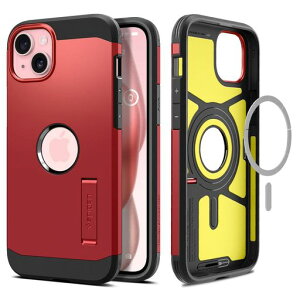Spigen �y�n��18�N�̋Z�p�́z iPhone 15 �P�[�X MagSafe �ϏՌ� �X�^���h�t�� �ČRMIL�K�i�擾 �}�O�l�b�g���� 3�w�\�� �J�����ی� ���h�~ �Ռ��z�� ���C�����X�[�d�Ή� �^�t�E�A�[�}�[�E�}�O�t�B�c