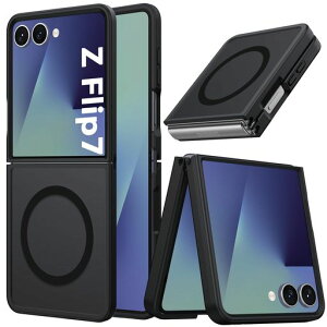 BENTOBENGalaxyZFlip7�P�[�X�P�[�XMagSafe�Ή����C�����X�[�d�}�b�g�������ϏՌ��ČRMIL�K�i�}�O�l�b�g���ڎw��h�~�����Y�ی�M�����N�V�[ZFlip7�P�[�X�J�o�[�u���b�N